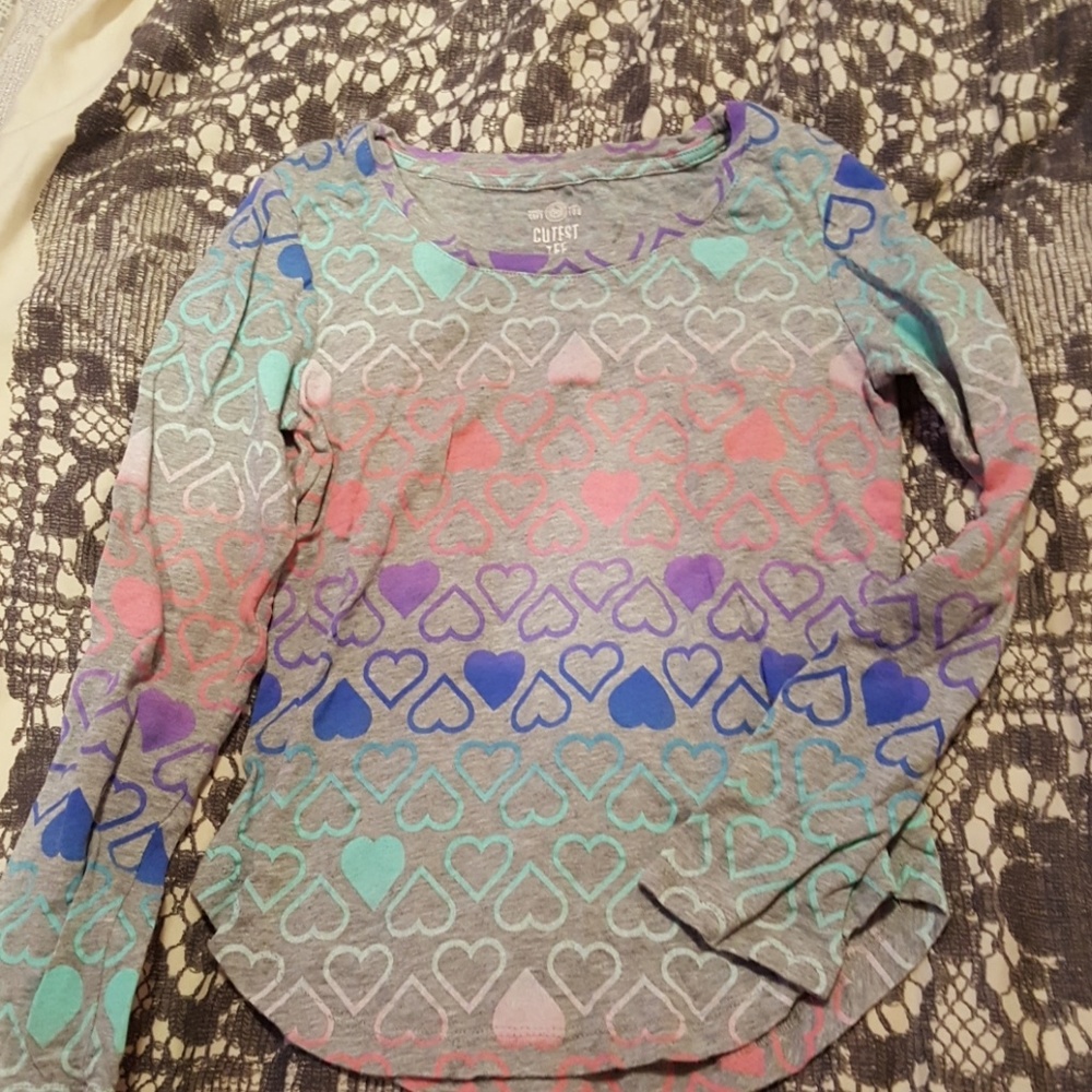 🔴BOGO🔴 GIRLS HEART LONG SLEEVE SHIRT